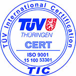 Siegel des TÜV Thüringen International Certification